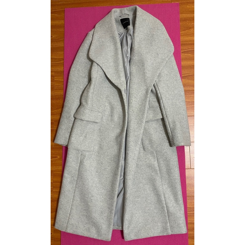 Dynamite Grey Long Coat